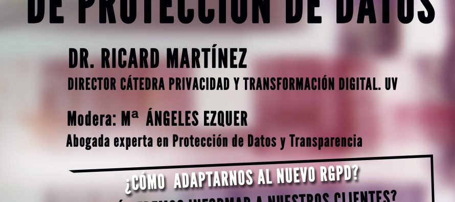 Jornada sobre protección de datos dirigida a comerciantes y empresarios