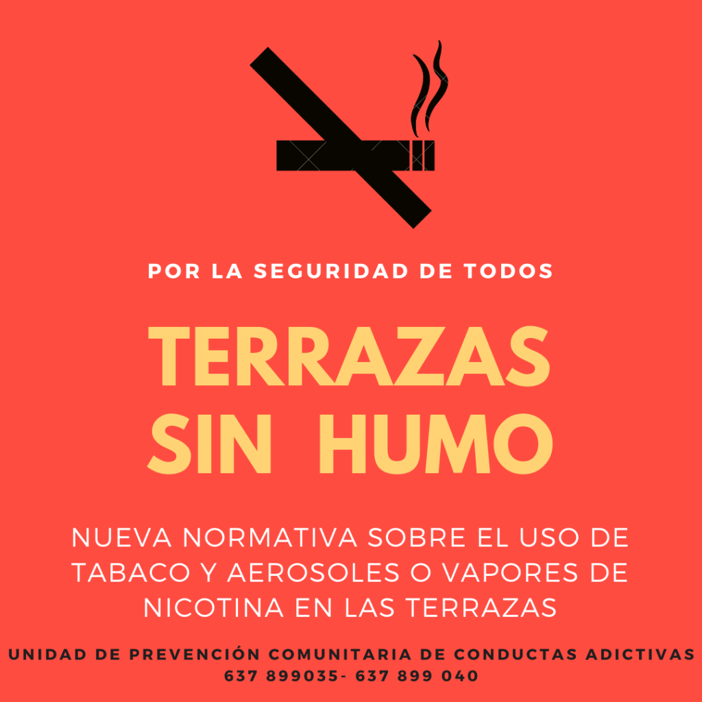 Espacio sin humo prohibido fumar