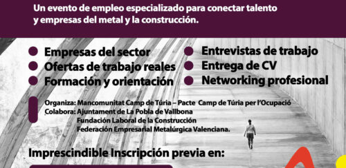 Más de 20 empresas ofrecerán más de 60 puestos de trabajo en la Feria de Empleo Sectorial