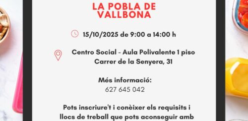 Curso de manipulador de alimentos en La Pobla de Vallbona