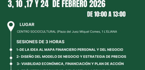 Arranca un nuevo itinerario de emprendimiento en l’Eliana