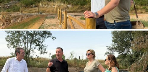 Visita a las obras de recuperación DANA