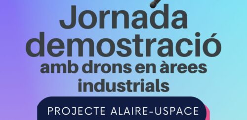 Jornada demostración con drones en áreas industriales